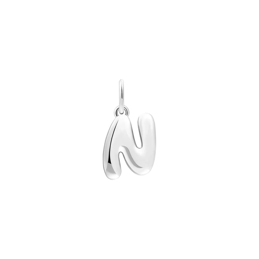 Xenox Lettre N Pendentif Gras - XS10451W/N