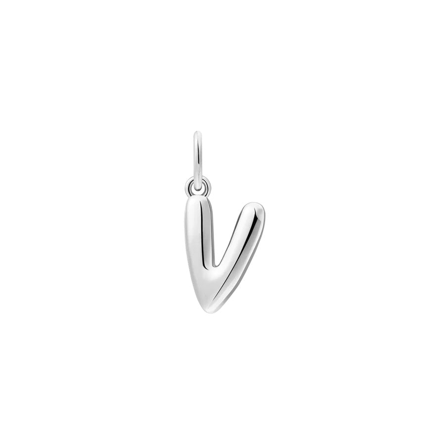 Pendentif Lettre Bold Xenox V - XS10451W/V