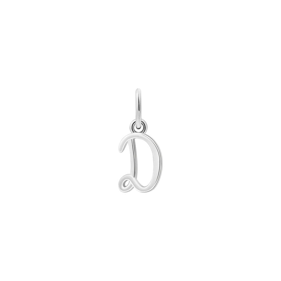 Xenox D Letter Italic Charm - XS10452W/D