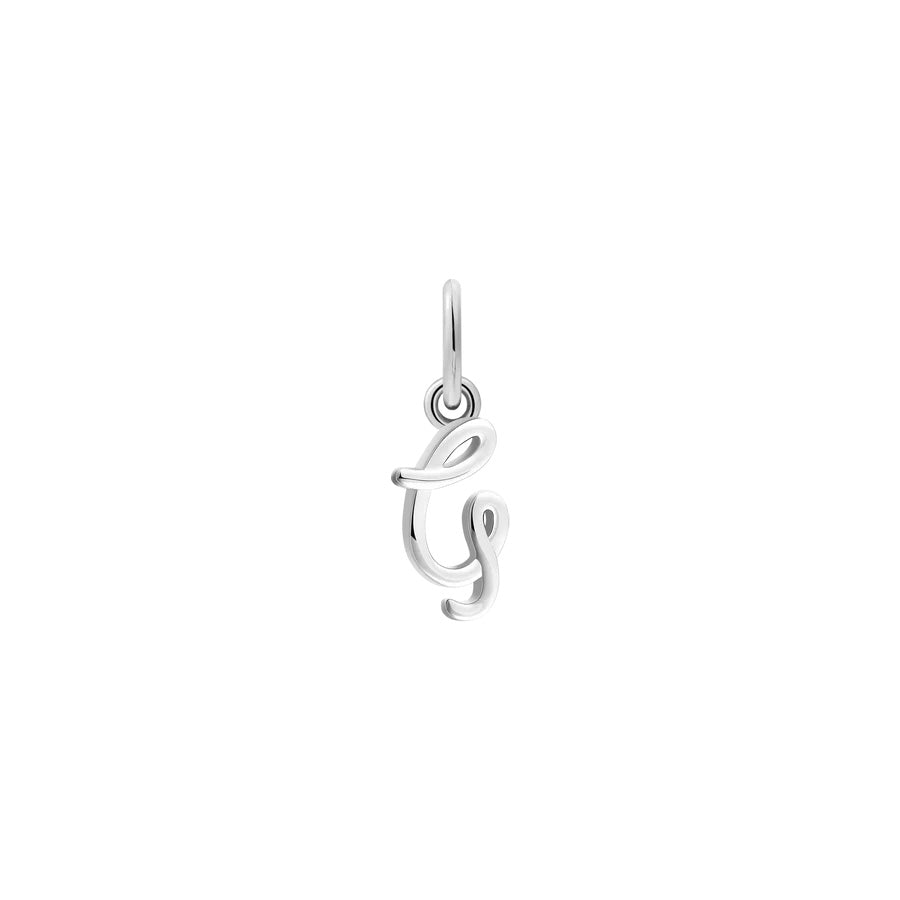 Xenox G Letter Italic Charm - XS10452W/G