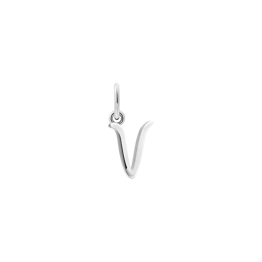 Xenox Pendentif Lettre V Italique - XS10452W/V