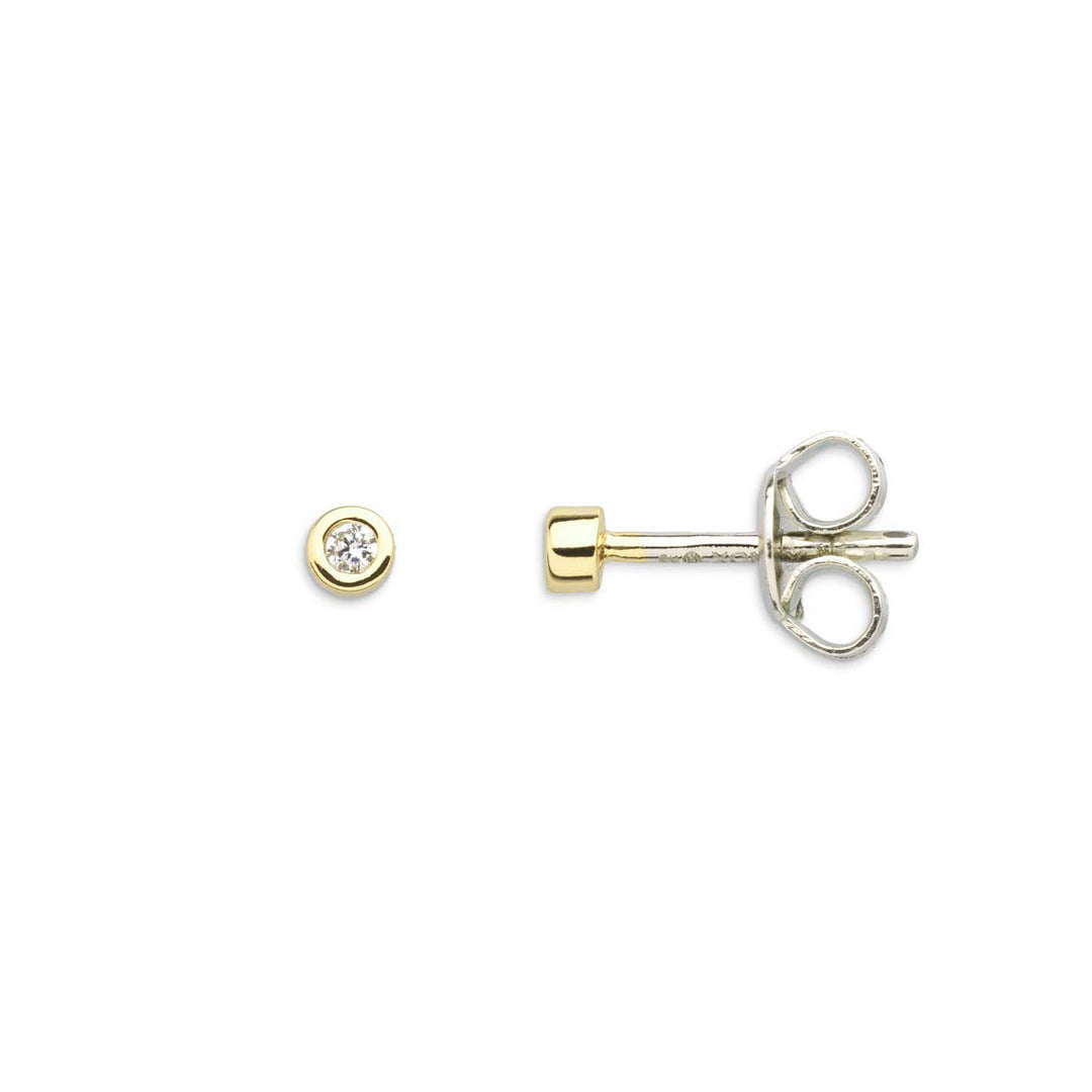 Xenox Silver Circle Ohrstecker - XS3513GN
