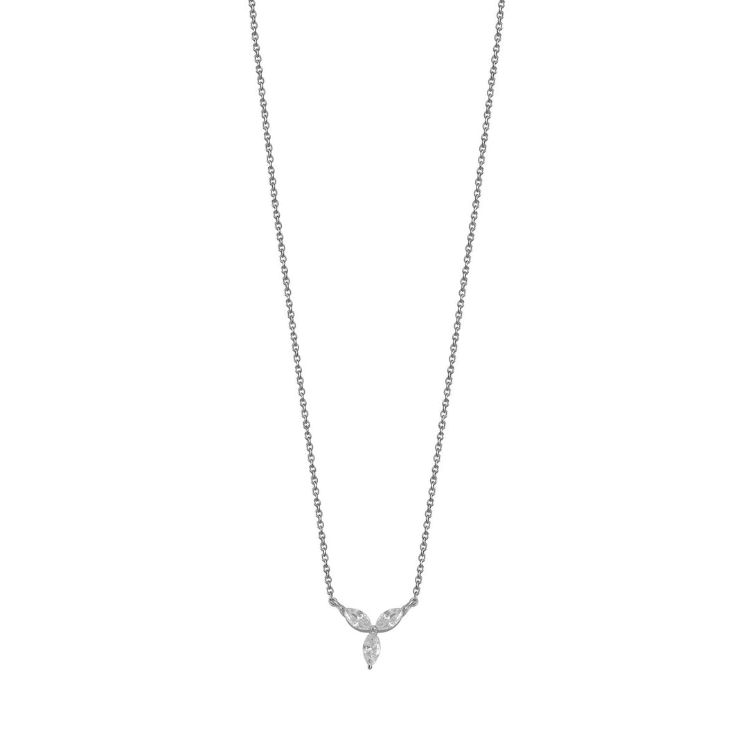 Xenox Fancy Cut Silver Halskette - XS6070