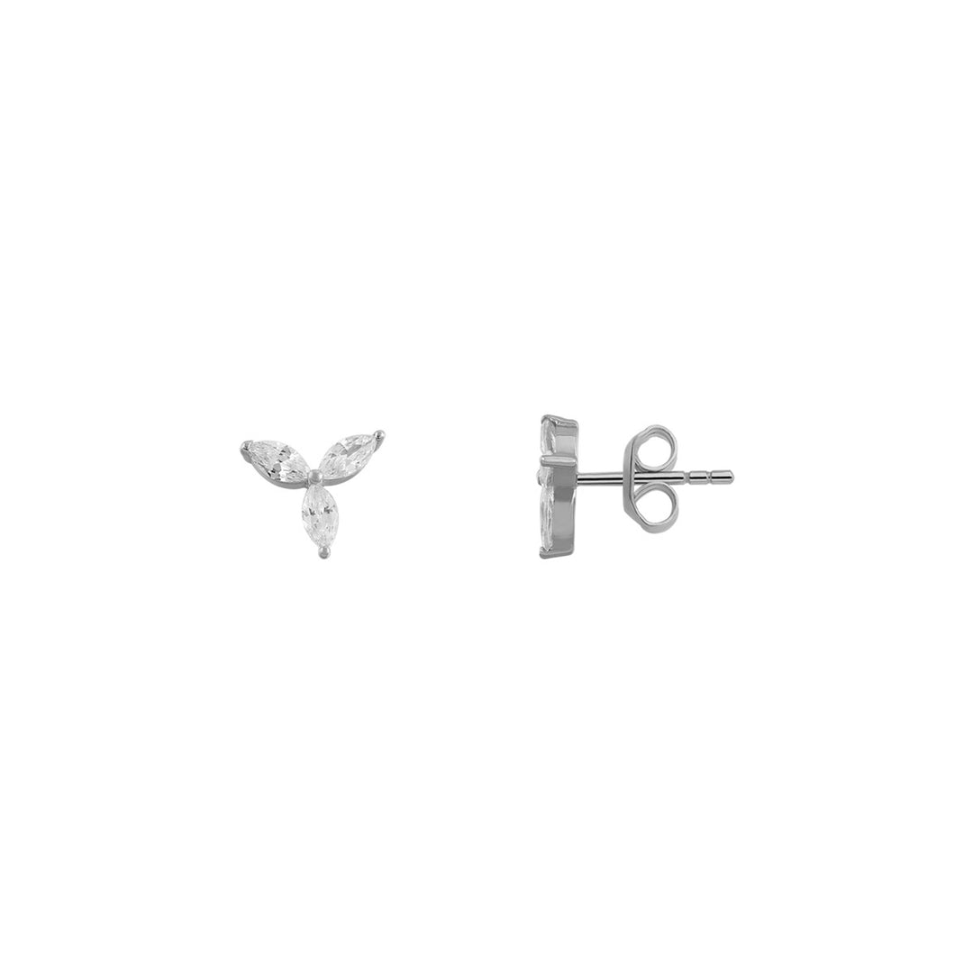 Xenox Fancy Cut Silver Ohrstecker - XS6071