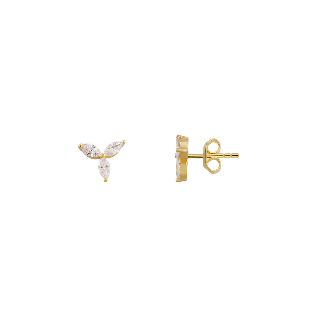 Xenox Fancy Cut Gold Ohrstecker - XS6071G