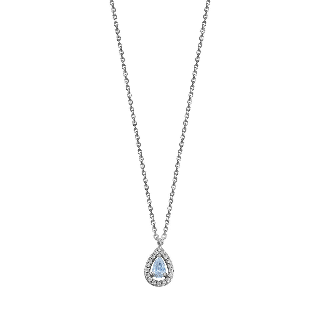 Xenox Fancy Cut Silver Halskette - XS6075
