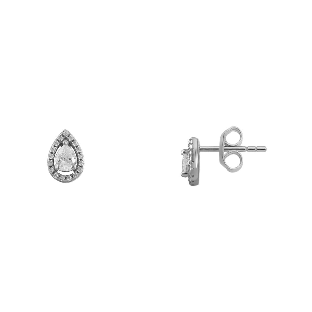 Xenox Fancy Cut Silver Ohrstecker - XS6076