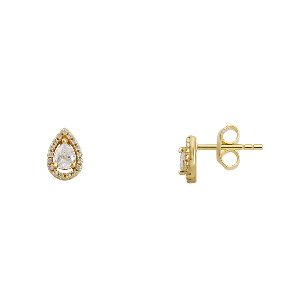 Xenox Fancy Cut Gold Ohrstecker - XS6076G