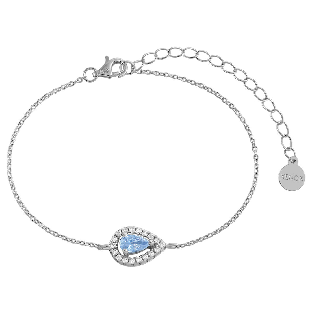 Xenox Fancy Cut Silver Armband - XS6079