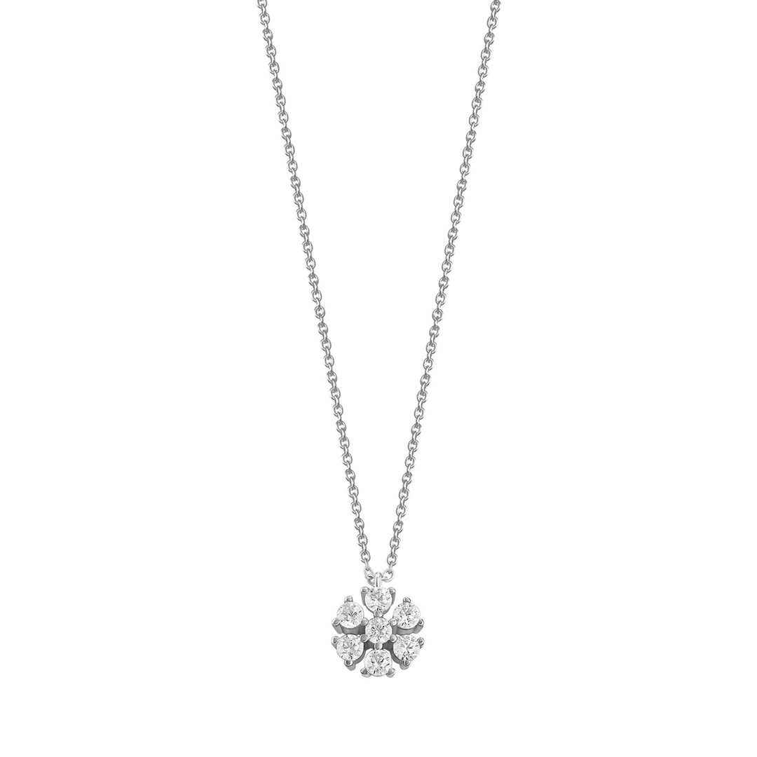 Xenox Fancy Cut Silver Halskette - XS6085