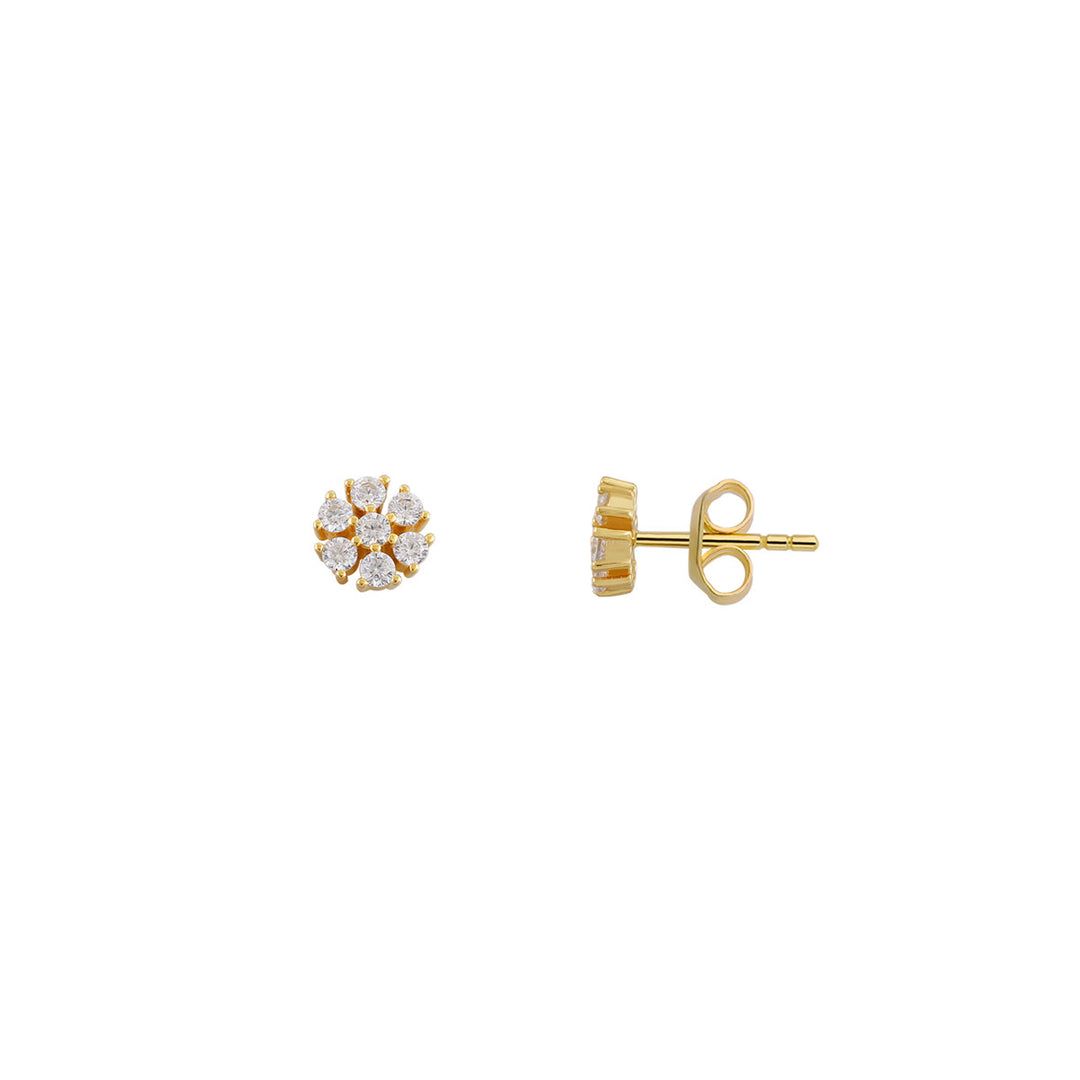 Xenox Fancy Cut Gold Ohrstecker - XS6086G