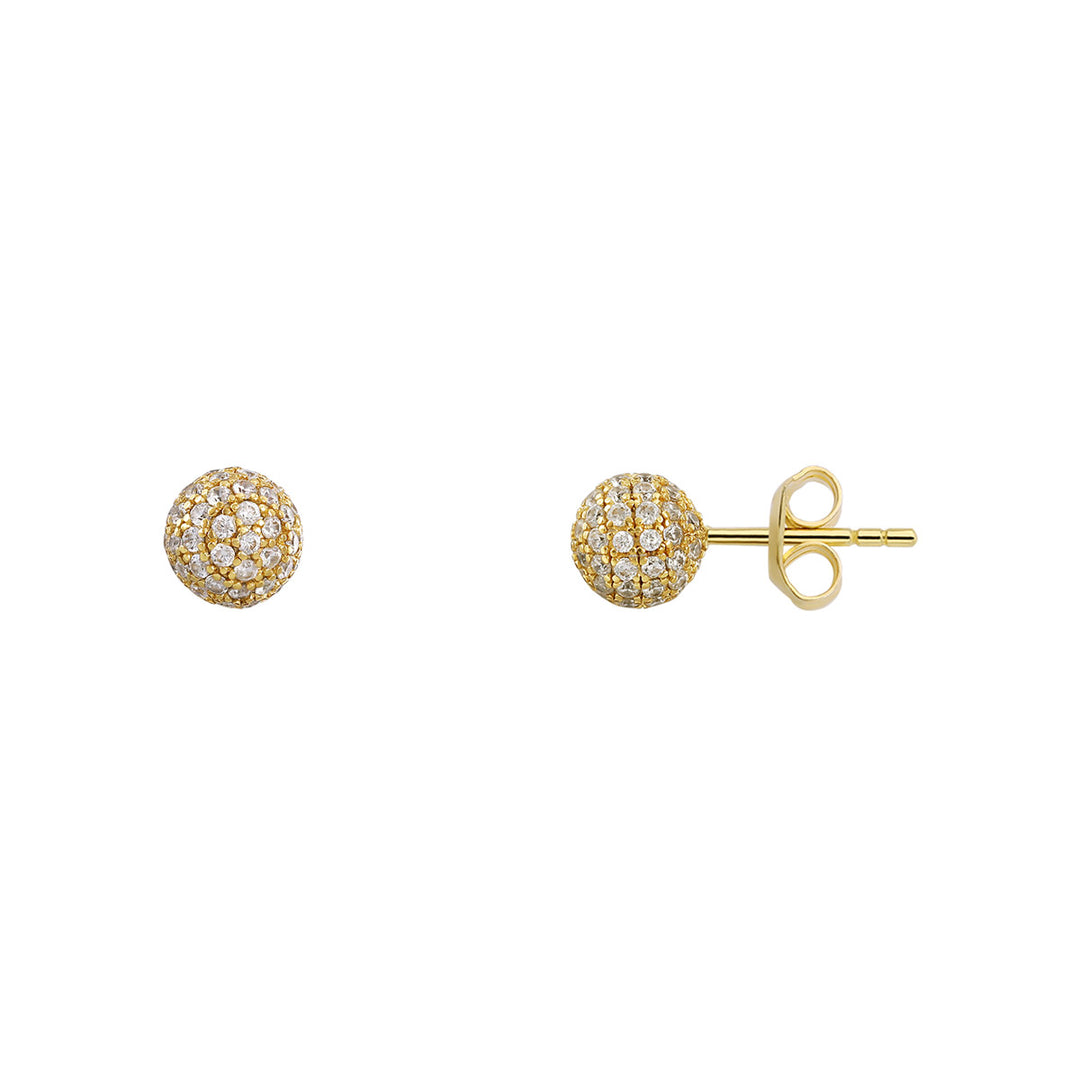 Xenox Classic Circle Gold Ohrstecker - XS6088G