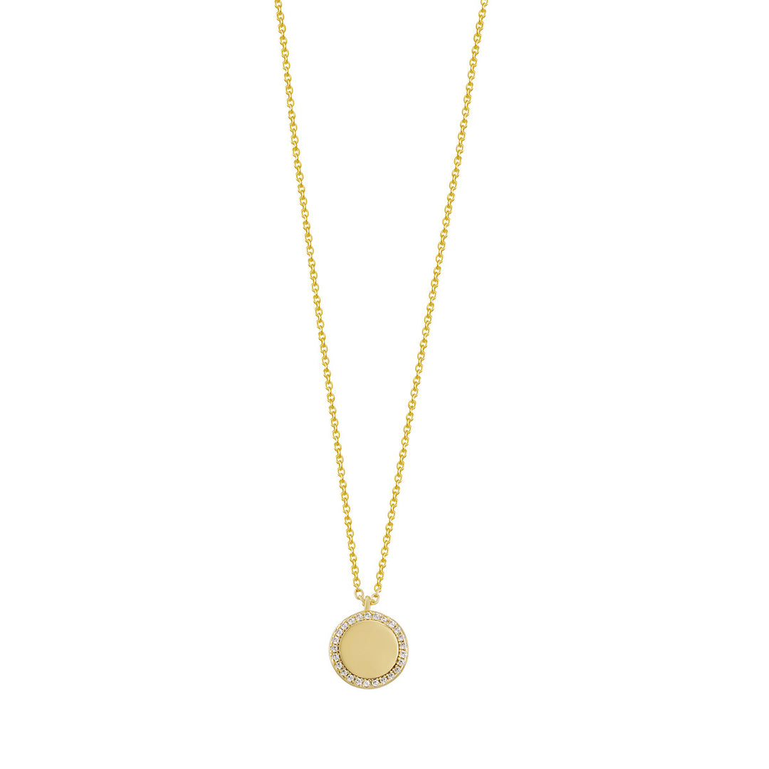 Xenox Classic Circle Gold Halskette - XS6089G