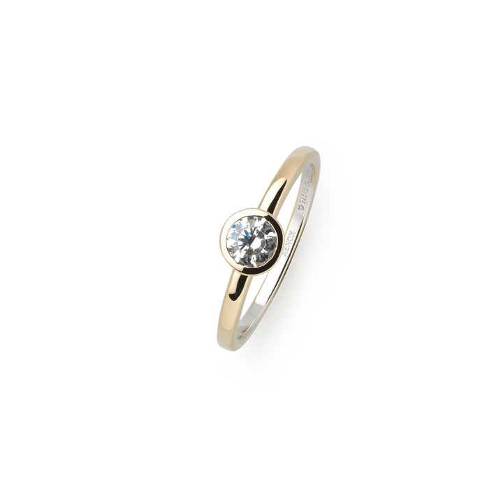 Xenox  Silver Circle Ring - XS7279G