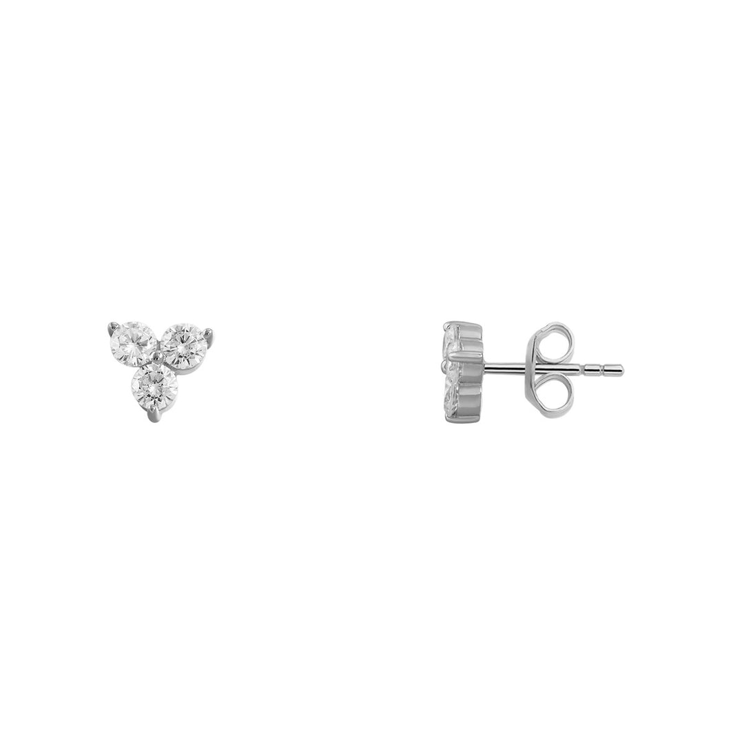 Xenox Krappe Silber Ohrringe - XS7345