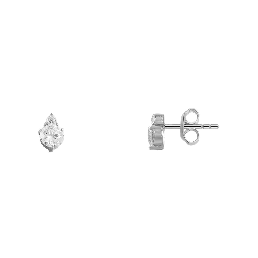 Xenox Krappe Silber Ohrringe - XS7346
