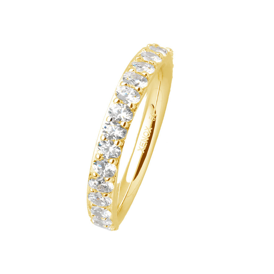 Xenox Krappe Gold Ring - XS7390G