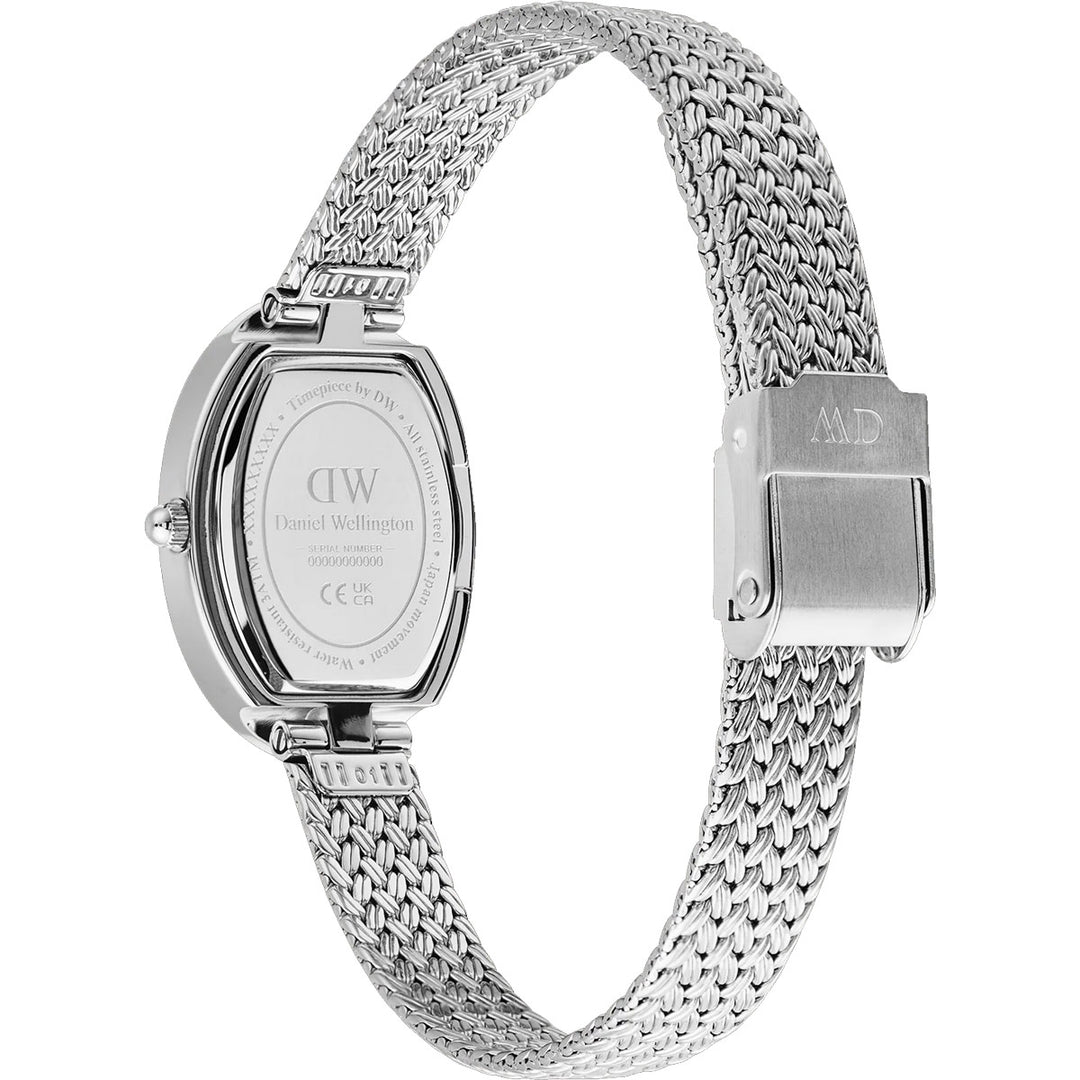 Daniel Wellington Juliette Braided Mesh White Sunray Silver - DW00100884
