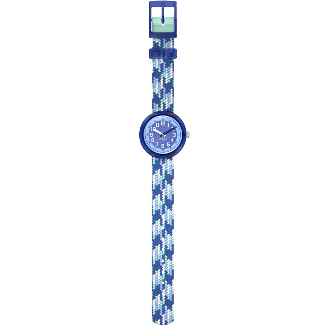 Flik Flak Braid In Blue - FPNP169
