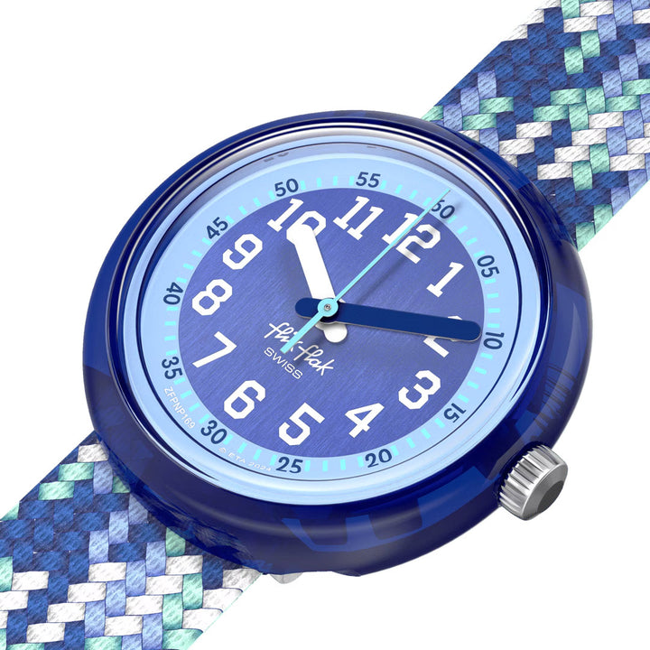Flik Flak Braid In Blue - FPNP169