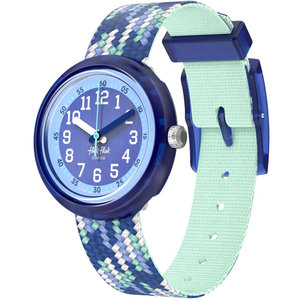 Flik Flak Braid In Blue - FPNP169